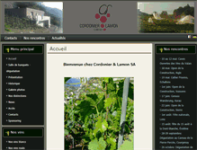 Tablet Screenshot of cordonier-lamon.ch